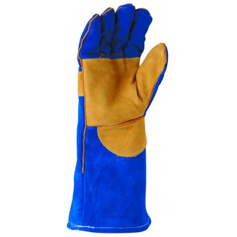 Blue & Gold Welding Gloves